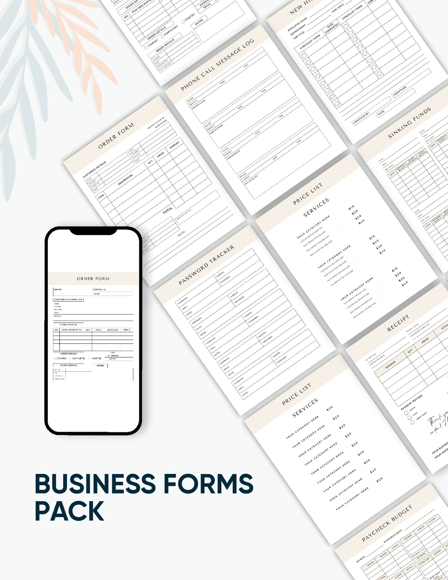 Business Forms Pack