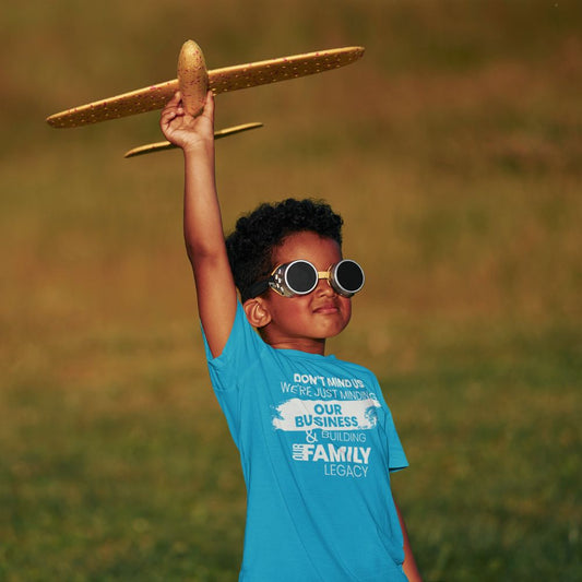 Minding Our Business & Building Our Family Legacy  - Youth Tee