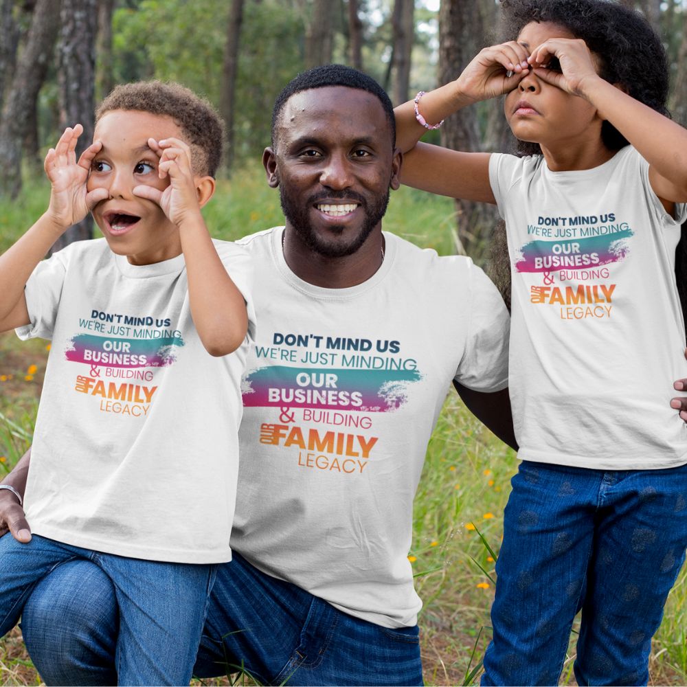 Minding Our Business & Building Our Family Legacy  - Youth Tee