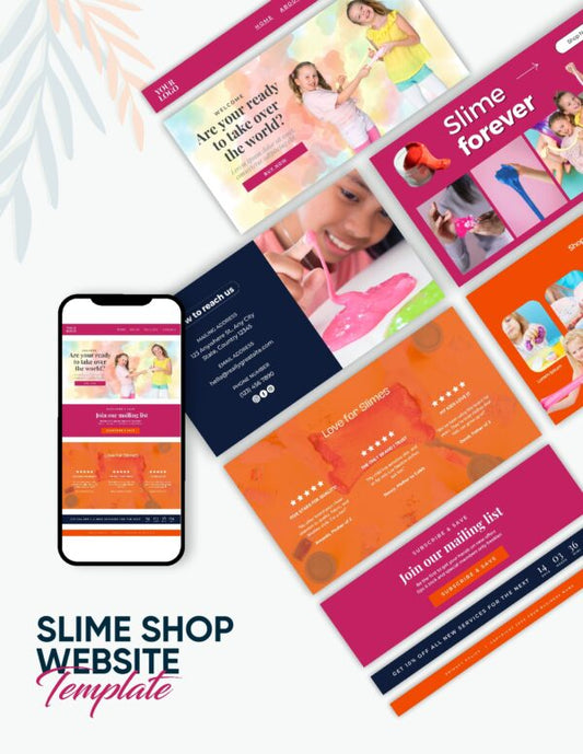 Slime Shop Website Template